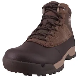 Sorel Buxton Lite Lace Plus Waterproof Snow Boot, Major/Jet, 12