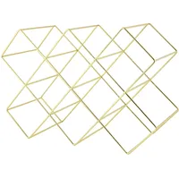 Echtwerk Weinregal 46 x 16,6 x 31 cm Gold