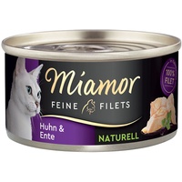 Miamor Feine Filets Naturell Huhn & Ente 24 x