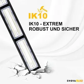 enovalite LED-Highbay-Leuchte, linear, EEK: E, 50W, 5000lm, 4500K - Schwarz