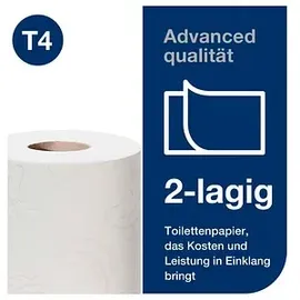 TORK Kleinrollen Toilettenpapier T4 Advanced 2-lagig 8 Rollen
