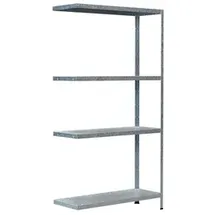 SCHULTE Regalwelt Steckregal, HxBxT: 150x80x30 cm verzinkt - grau
