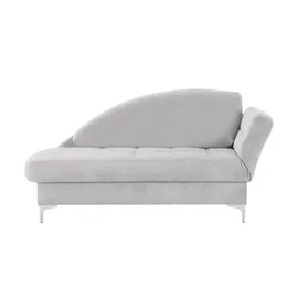 Nehl Liege Greta Mikrofaser 182 x 79 x 86 cm Grau mit Schlaffunktion