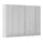 Rauch Monostar, mit Glasfront sowie umfangreicher Innenausstattung grau ¦ Maße (cm): B: 271 H: 210 T: 54.0