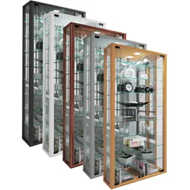 VCM Glasvitrine Vitrosa Maxi 59 x 115 x 18 cm Weiß