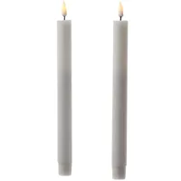 283 Mia LED Stabkerzen 24 cm weiß 2 St.