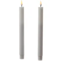 283 Mia LED Stabkerzen 24 cm weiß 2 St.