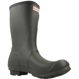 Hunter Original Short Boot Dark Olive), Größe EU 40,5 oliv
