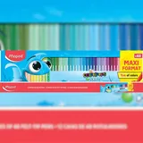 Maped Ocean Life Filzstifte farbsortiert, 48 St.