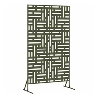 vidaXL Sichtschutz 100 x 50 x 180 cm Oliv Stahl