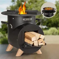 Raketenofen Grillring Grillrost für Kesselgrill Feuerschale Feuerstelle Stahl