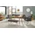 exxpo - sofa fashion Lungo 158 x 84 x 239 cm Webstoff langer Schenkel rechts grau/grey melange