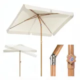 Sekey Balkonschirm 200 x 125 cm Beige/Grau