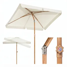 Sekey Balkonschirm 200 x 125 cm Beige/Grau