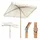 Sekey Balkonschirm 200 x 125 cm Beige/Grau