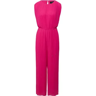 s.Oliver Plissierter Jumpsuit aus Chiffon mit Bindegürtel - pink - 40