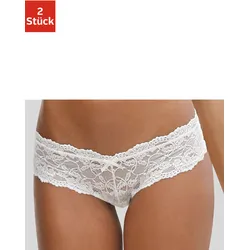 Panty VIVANCE, Damen, Gr. 40/42, beige (creme), Spitze, Obermaterial: 89% Polyamid, 11% Elasthan, figurbetont, Unterhosen, aus elastischer Spitze, sexy Dessous