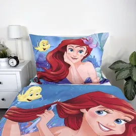 Disney Princess Arielle Mehrfarbig 140 x 200 cm + 70 x 90 cm