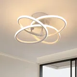 Comely Deckenlampe LED, Deckenleuchte Wohnzimmer Modern 38W 4500LM, Warmes Weiß 3000K Lampe Deckenbeleuchtung für Schlafzimmer, Wohnzimmer, Küche, Esszimme