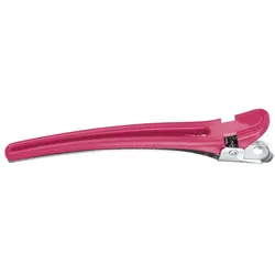 Comair Haarclips Plastik/Aluminium pink 95mm 10 Stück
