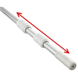 HEISSNER Teleskopstange ALU 1,20 - 3,60 m grau 3 St.