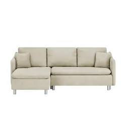 smart Ecksofa  Bonamie ¦ beige ¦ Maße (cm): B: 225 H: 87 T: 145