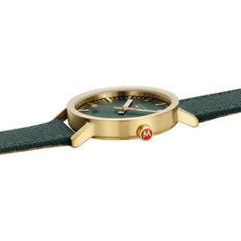 Mondaine A660.30360.60SBS Classic Grün und Gold 40mm 3ATM