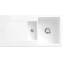Villeroy & Boch Siluet 60 R rechts Einbauspüle keramik Handbetätigung 1000 x 510 mm