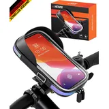 HENMI Handyhalterung Fahrrad Wasserdicht IPX5 Handytasche Fahrrad Für Smartphone