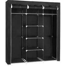 Songmics Stoffschrank, RYG12B schwarz 150,0 x 45,0 x 175,0 cm