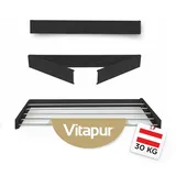 Vitapur Wäscheständer Wand - Ausziehbarer Wandtrockner mit 4m Trocknungsfläche - Rostfreier Wäscheständer für Balkon - Platzsparender Handtuchtrockner - Wäscheleine Ausziehbar - EU Marke