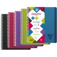 Clairefontaine 5x Buch & Deckel 16x21cm 90 Blatt, liniert