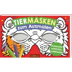 ARSEDITION 13074 Tiermasken zum Ausmalen