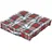 Homescapes MacDuff Bodenkissen 50 x 50 cm Rot