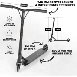 Apollo Stunt Scooter Genesis X Pro Black