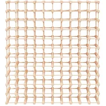 vidaXL Weinregal 112,5 x 23 x 123,5 cm Braun