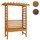 MCW Rosenbogen mit Sitzbank 201 x 160 x 60 cm Natur