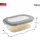 sunware perfectly organised Käsebox grau 26,5 x 17,2 x 8 cm 2 l