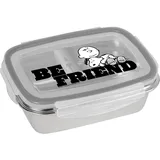 Gedalabels Brotdose Peanuts Be a Friend 850ml Edelstahl | Brotbox | Lunchbox | Snoopy | luftdicht | lebensmittelecht