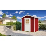 Weka Classic Color Einzeltür 2,05 x 1,54 m rot