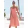 LASCANA Sommerkleid Rot/Creme 40