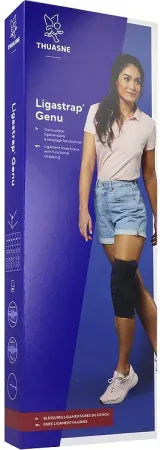 Thuasne Ligastrap Kniebandage Ligamentär Grau T4 1 Stück