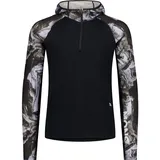 Mons Royale Herren Temple Merino Hoodie (Größe XL, schwarz)