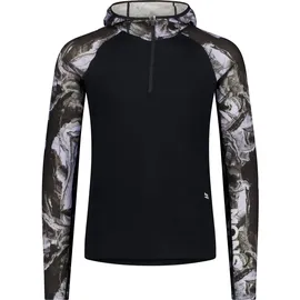Mons Royale Herren Temple Merino Hoodie (Größe XL, schwarz)