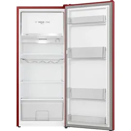 Hisense RR220D4BRE Kühlschrank (165 l, 1265 mm hoch, Rot)