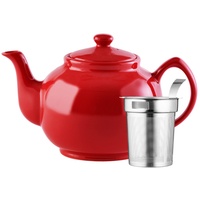 Price & Kensington Geschenkset Teekanne 1,1 Liter mit Teesieb rot