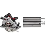 Einhell Akku-Handkreissäge TE-CS 18/190 Li BL- Solo Power X-Change (Li-Ion, 18 V, bürstenloser Motor, werkzeuglose Einstellung, LED, Alu-Sägetisch, ohne Akku und Ladegerät, inkl. Führungsschiene)