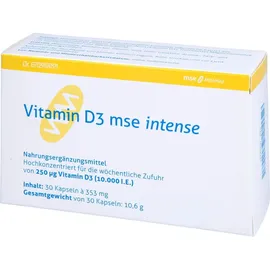 MSE PHARMAZEUTIKA GMBH Vitamin D3 MSE intense Kapseln