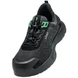 Uvex 1 x-craft Sicherheitsschuh Halbschuhe S1 PL, schwarz/grün schwarz/grün 40 - schwarz/grün