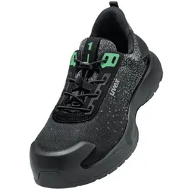 Uvex 1 x-craft Sicherheitsschuh Halbschuhe S1 PL, schwarz/grün schwarz/grün 40 - schwarz/grün